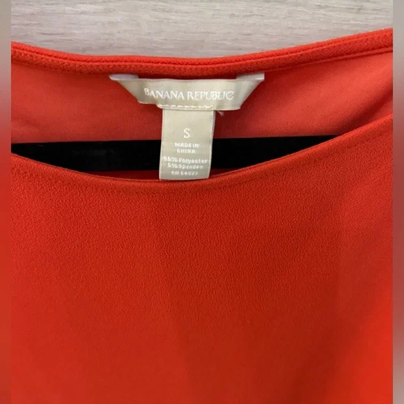 Banana Republic Orange Sleeveless Dress - Picture 2 of 4